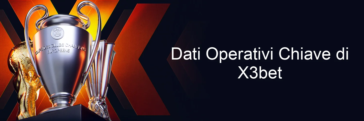 Dati Operativi Chiave di X3bet