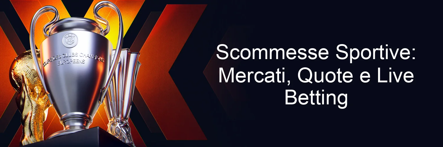 Scommesse Sportive: Mercati, Quote e Live Betting